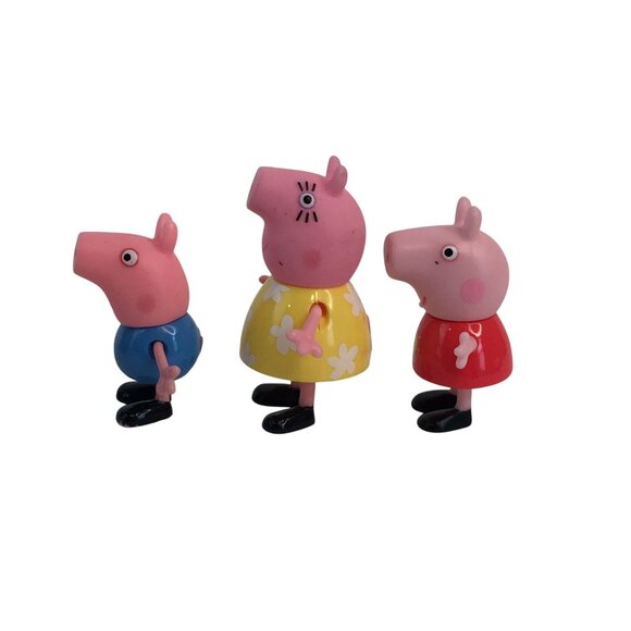 Peppa Pig Adventures Family Red Car and Figures Talking Tested and Working - Picture 9 of 11